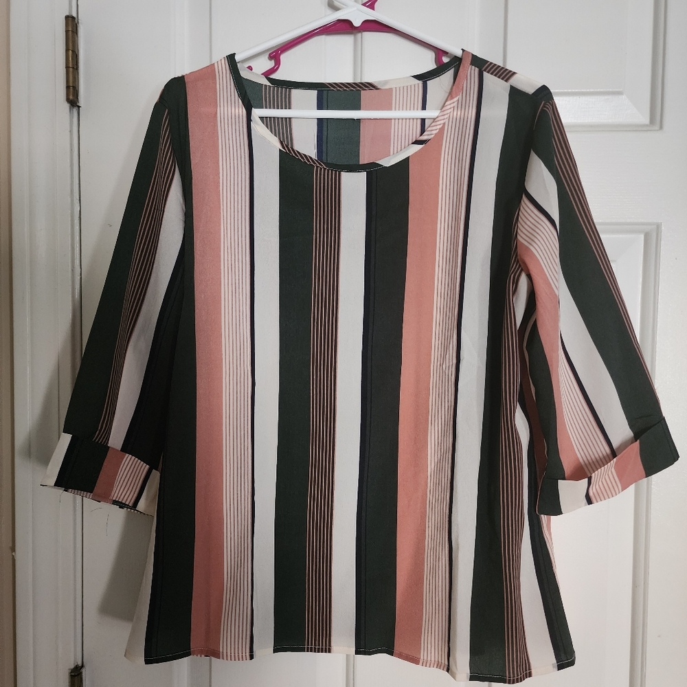 Striped Multicolor Top